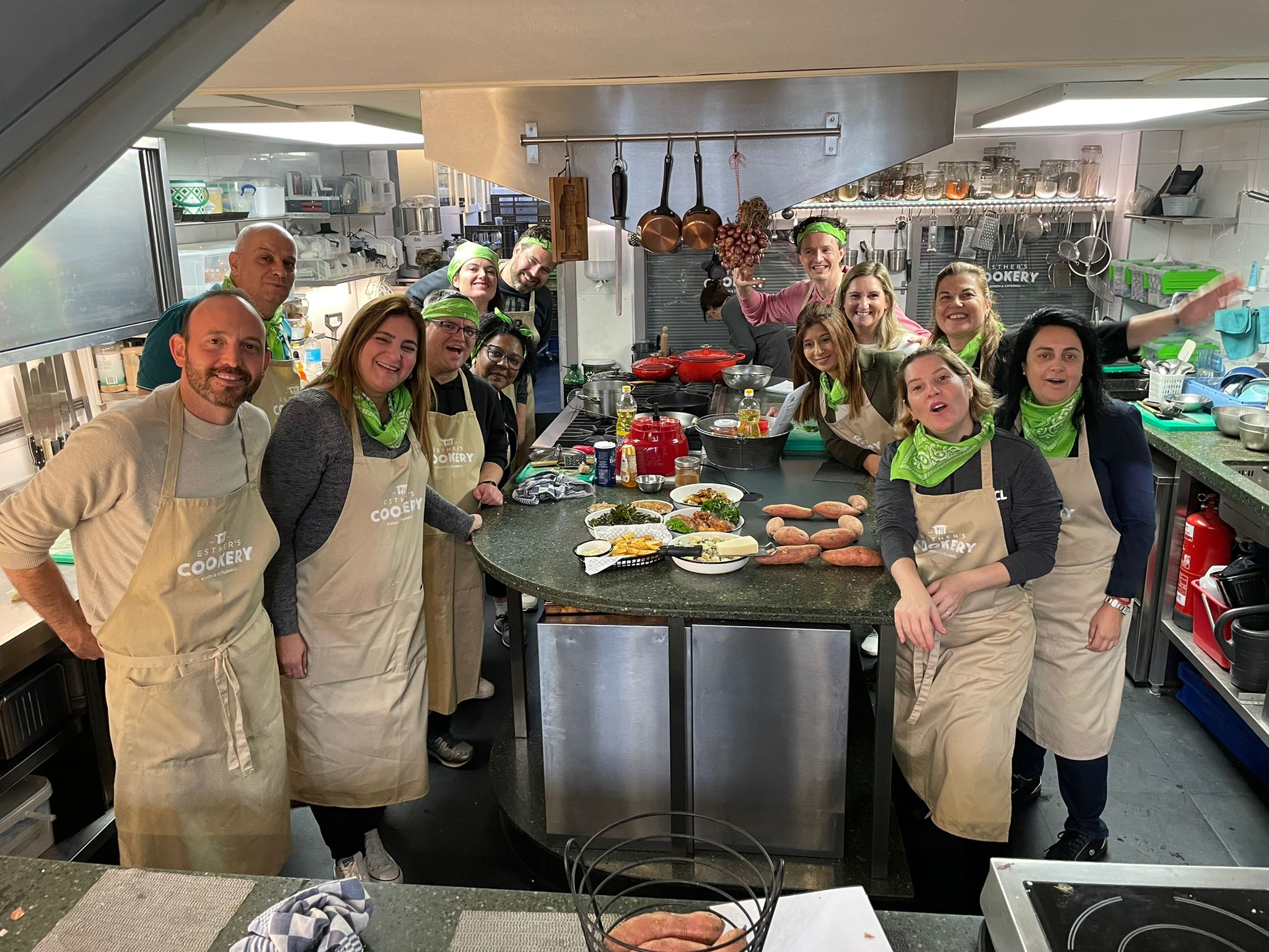 2022 ICL Team Building, cooking workshop, 50 guests
